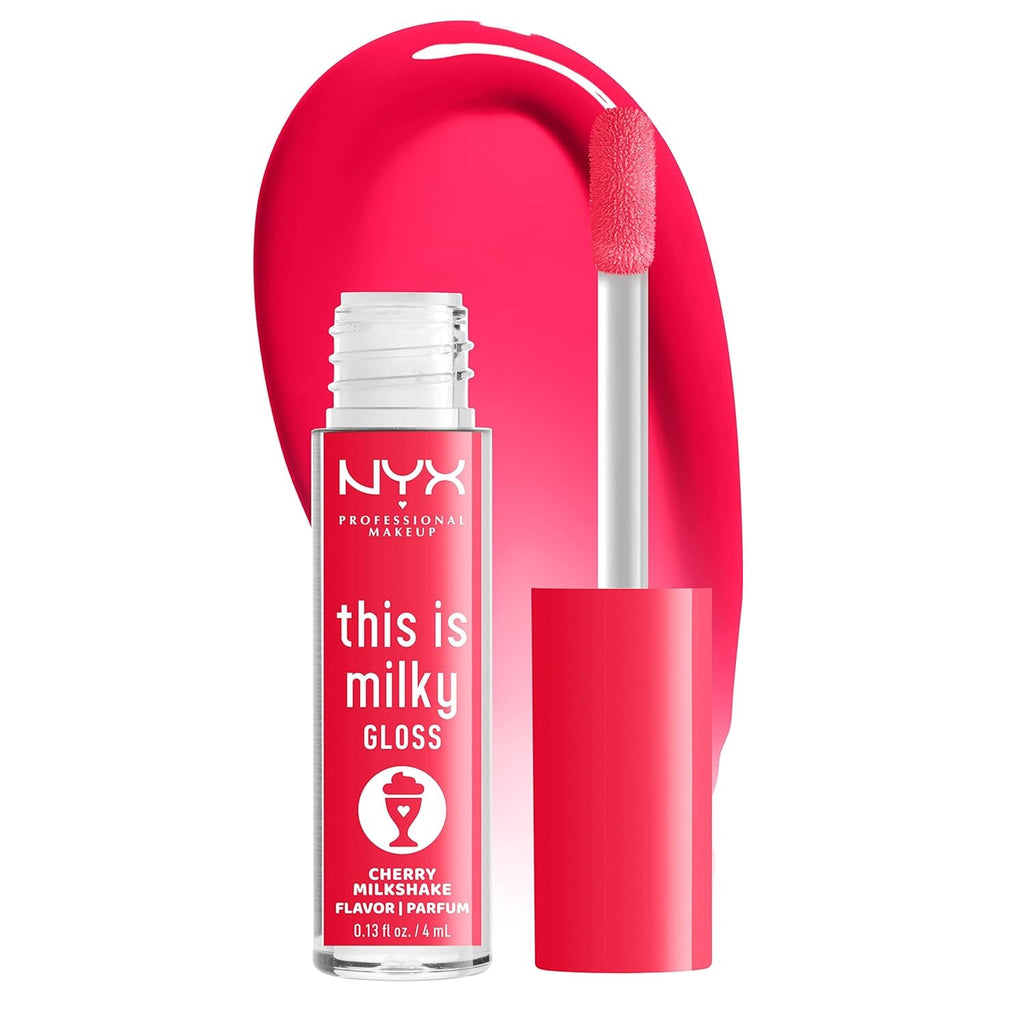 NYX Milky Gloss Cherry – Hydrating Lip Gloss | Maison Josie