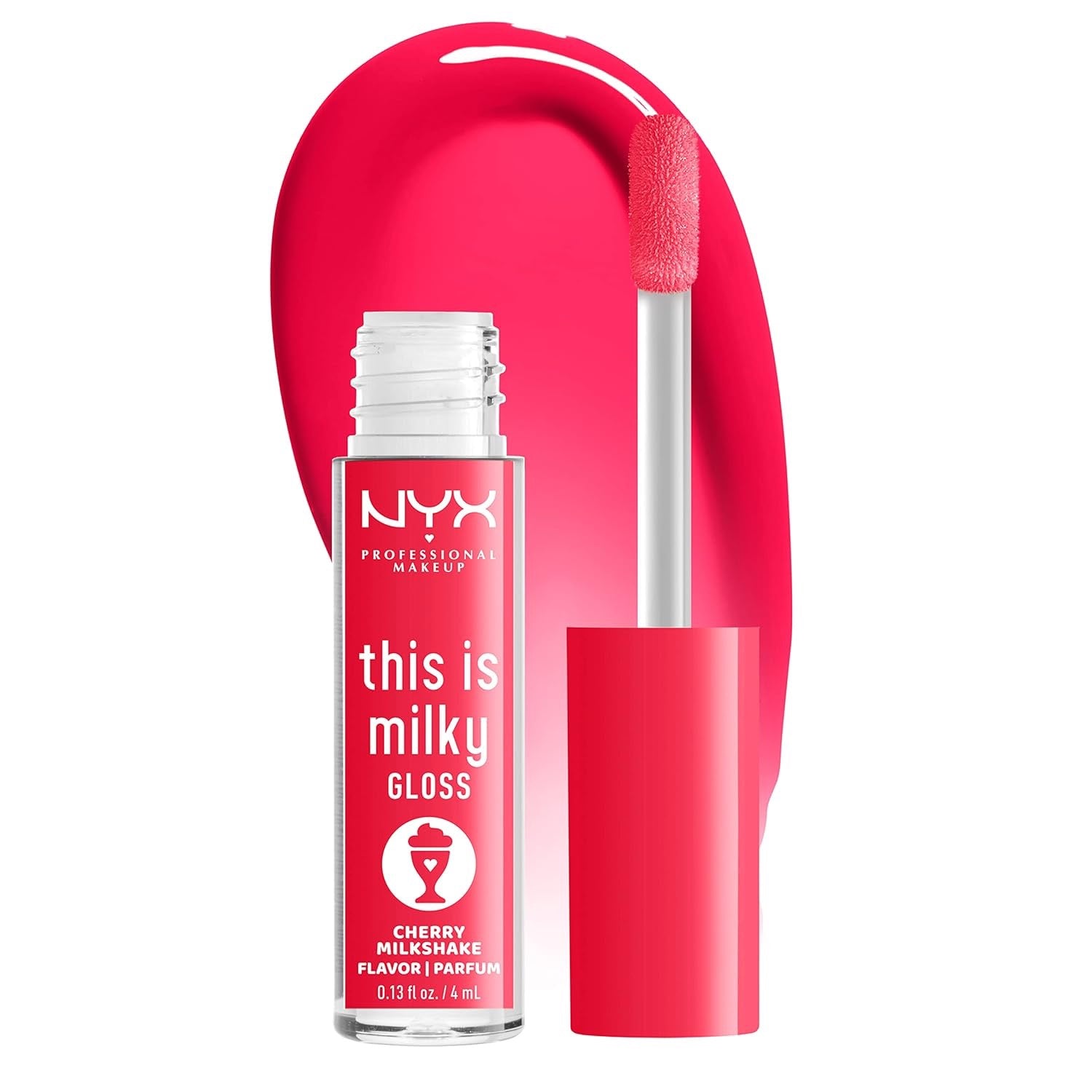NYX Milky Gloss Cherry – Hydrating Lip Gloss | Maison Josie
