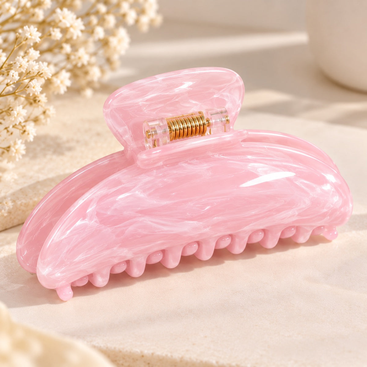 Marble  Hair Claw Clip Size 11*5*4CM