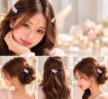 Jelly Cherry Blossom Hair Clips