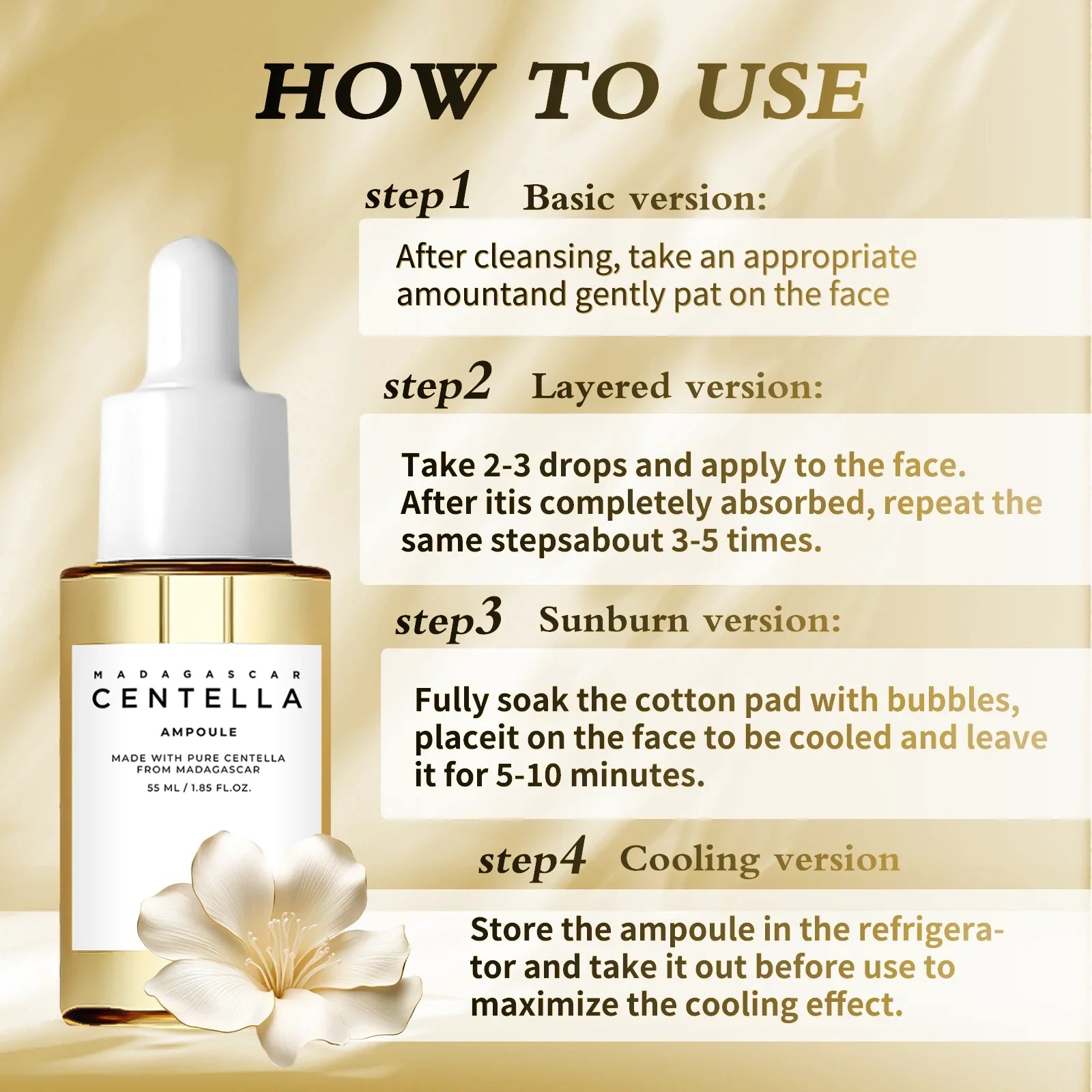 Madagascar Centella Asiatica Serum 55ml – Soothing Sensitive Skin Serum | Maison Josie