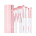 CORINGCO Pink Roll Brush Set 6P – Cute Pink Makeup Brush Set K-Beauty | Maison Josie