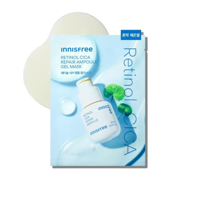 innisfree Retinol Cica Repair Ampoule Gel Mask 23ml x5 – Barrier Repair Gel Mask | Maison Josie